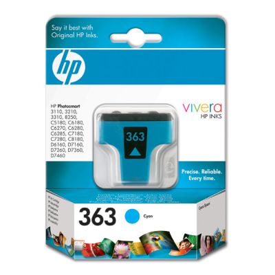 HP 363, HP C8771EE azurová